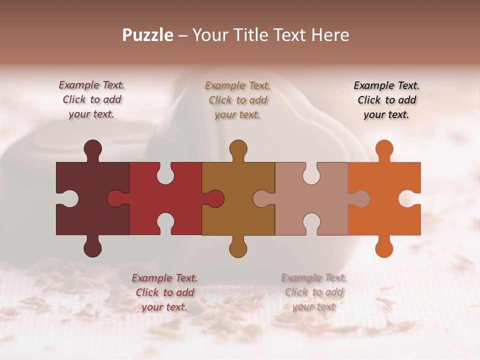 Sweet Brown Food PowerPoint Template