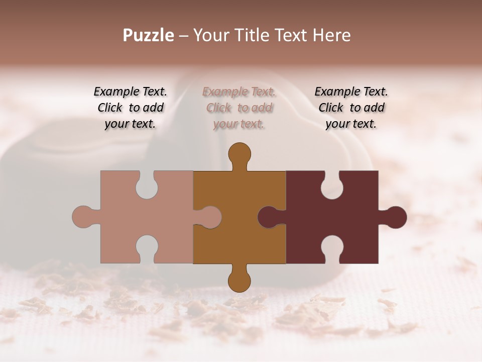 Sweet Brown Food PowerPoint Template