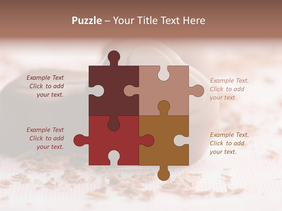 Sweet Brown Food PowerPoint Template