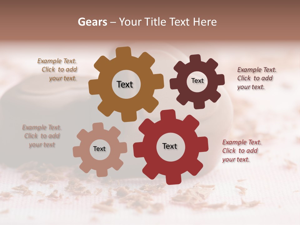 Sweet Brown Food PowerPoint Template