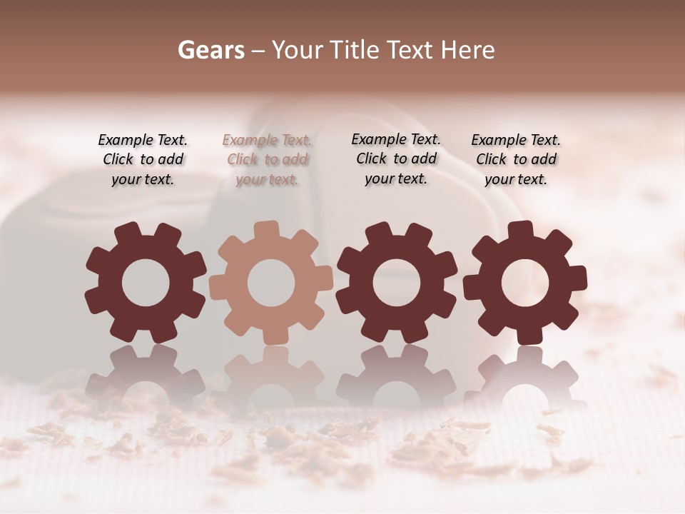 Sweet Brown Food PowerPoint Template