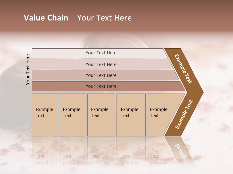 Sweet Brown Food PowerPoint Template