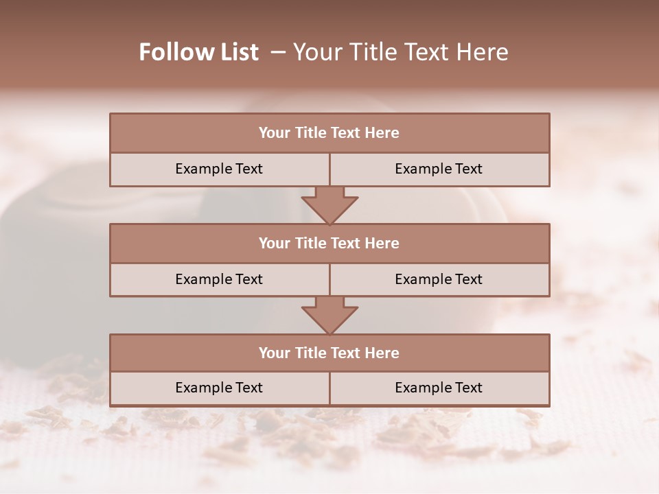 Sweet Brown Food PowerPoint Template