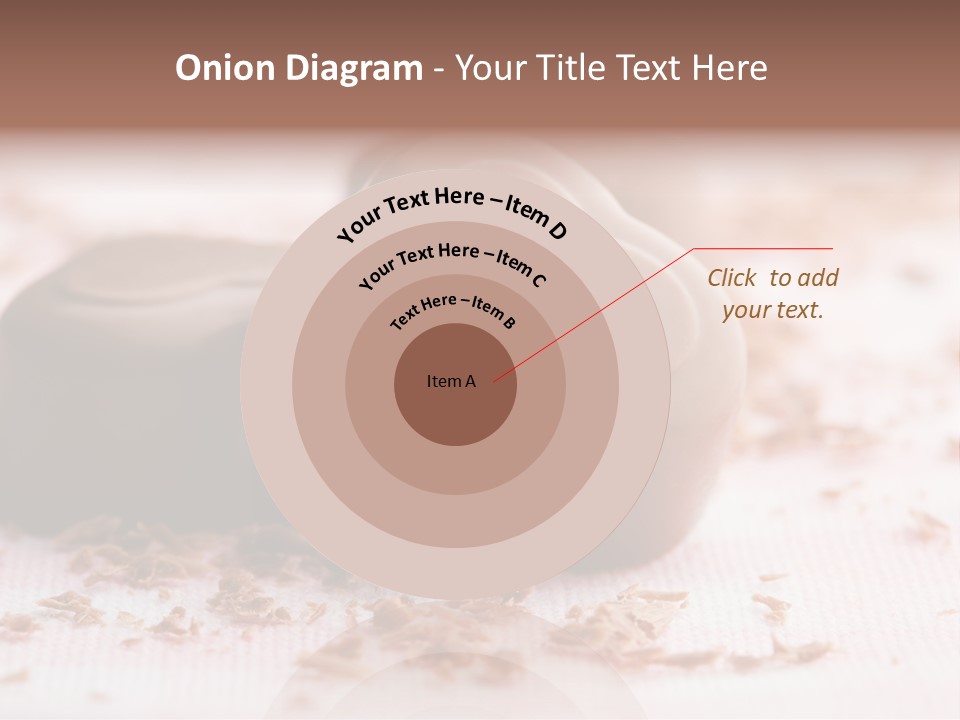 Sweet Brown Food PowerPoint Template