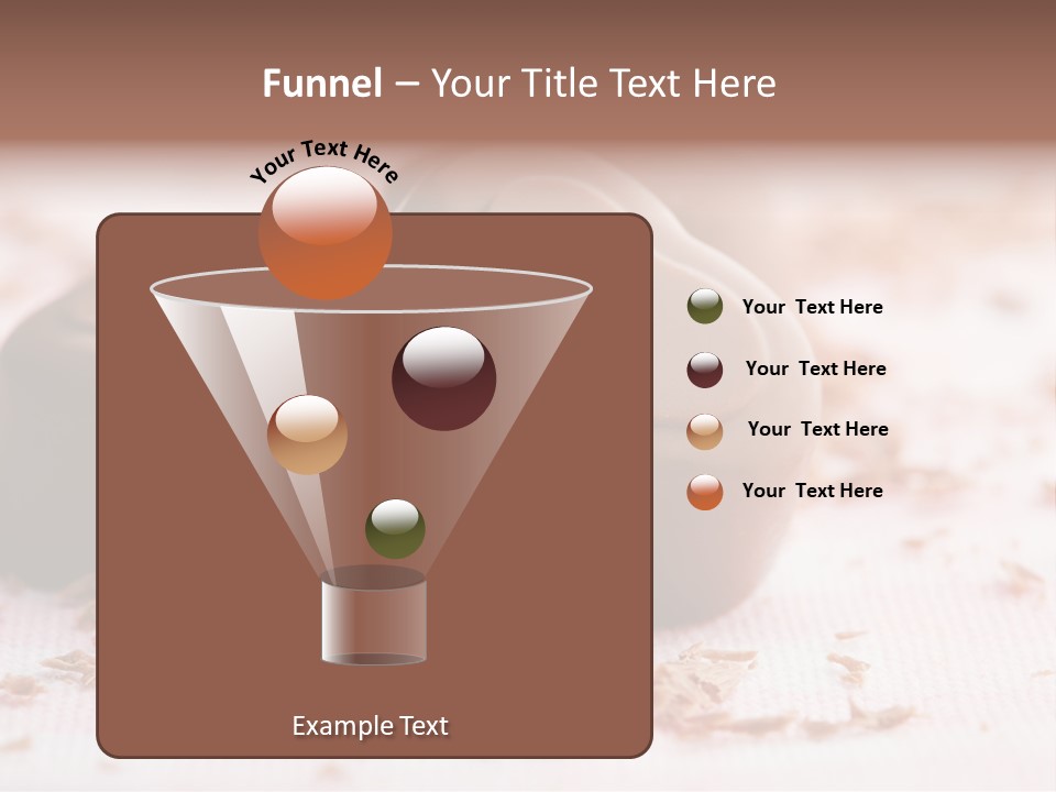 Sweet Brown Food PowerPoint Template