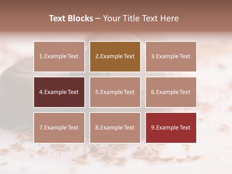 Sweet Brown Food PowerPoint Template