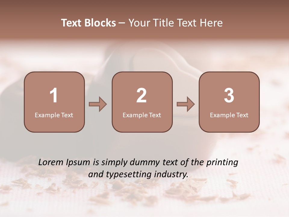 Sweet Brown Food PowerPoint Template