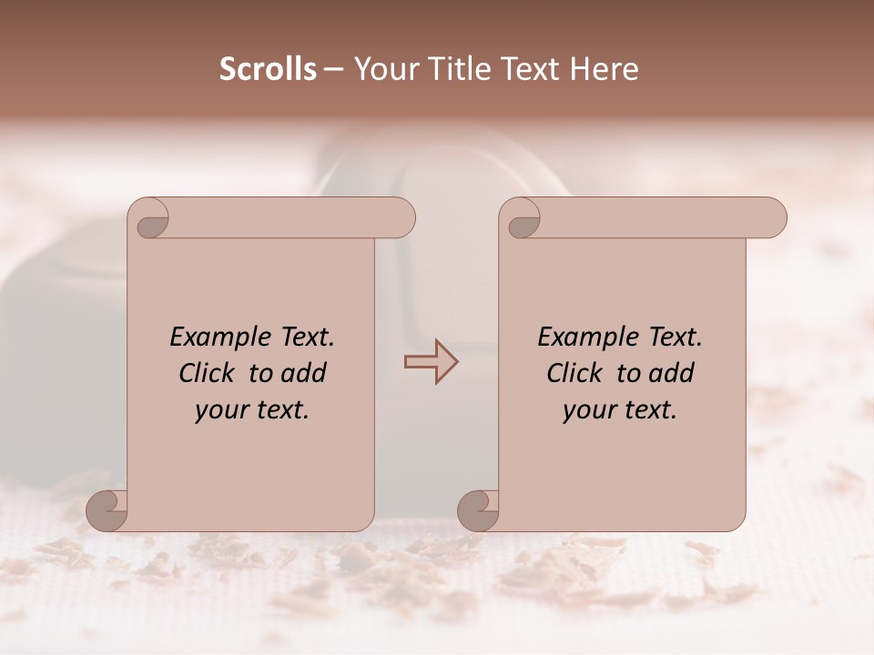Sweet Brown Food PowerPoint Template