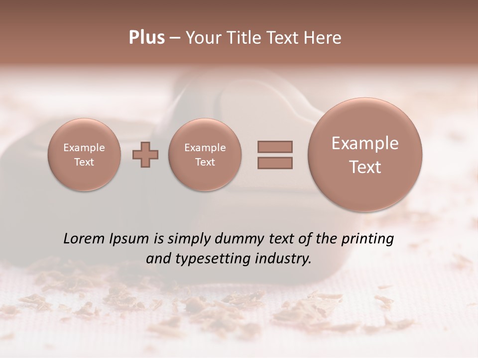 Sweet Brown Food PowerPoint Template