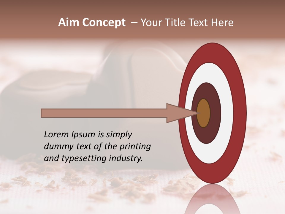 Sweet Brown Food PowerPoint Template