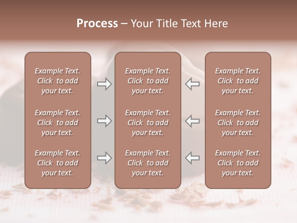 Sweet Brown Food PowerPoint Template