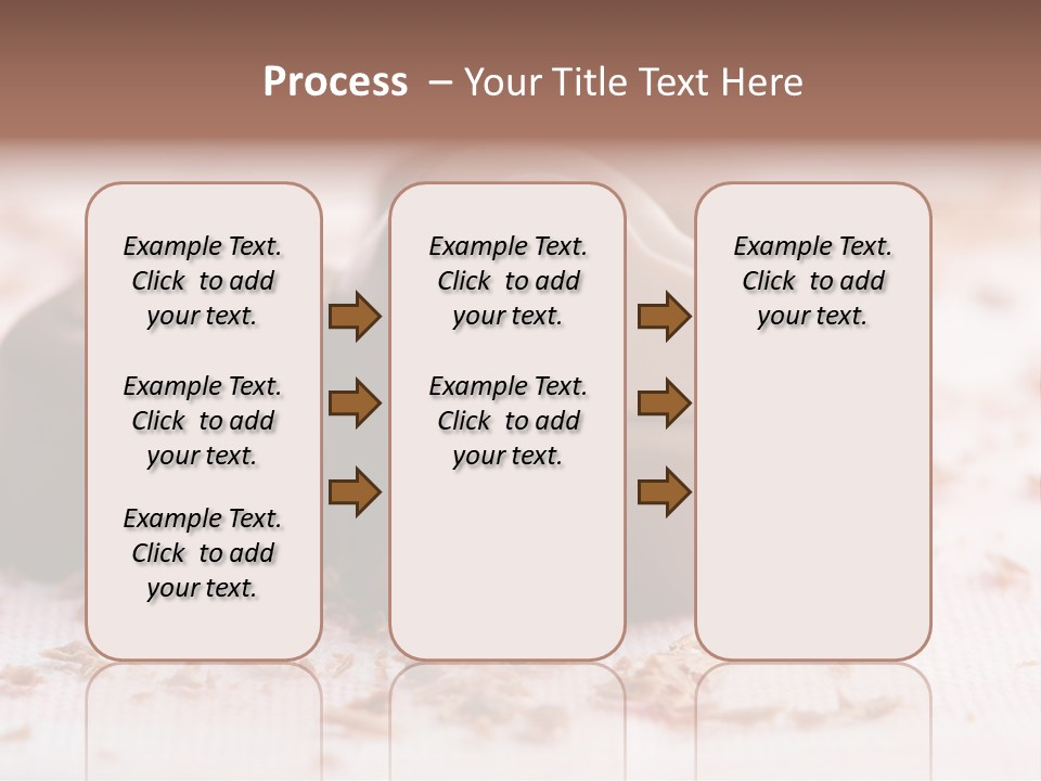 Sweet Brown Food PowerPoint Template