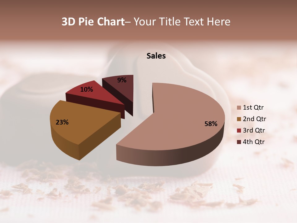Sweet Brown Food PowerPoint Template