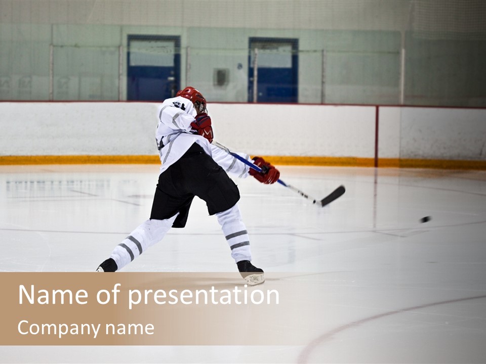 Skating Houseleague Athlete PowerPoint Template