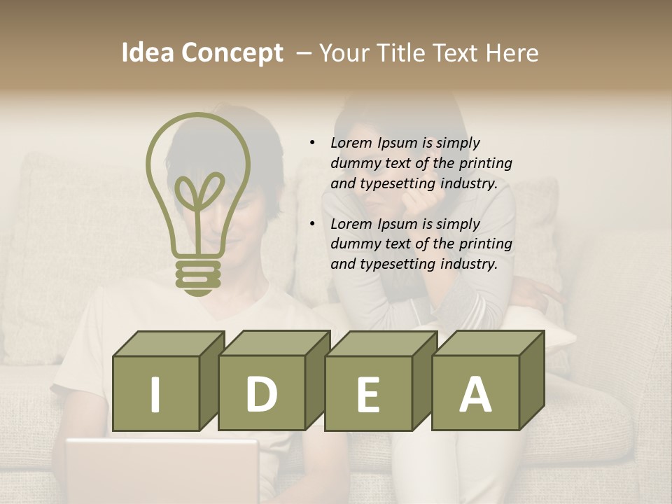 Building Smile People PowerPoint Template