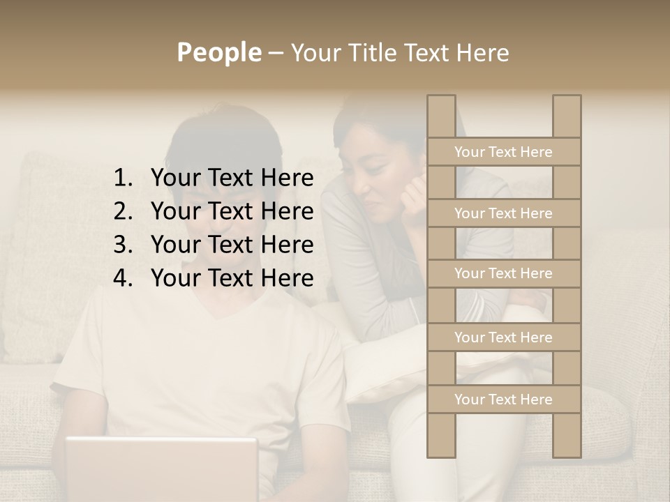 Building Smile People PowerPoint Template