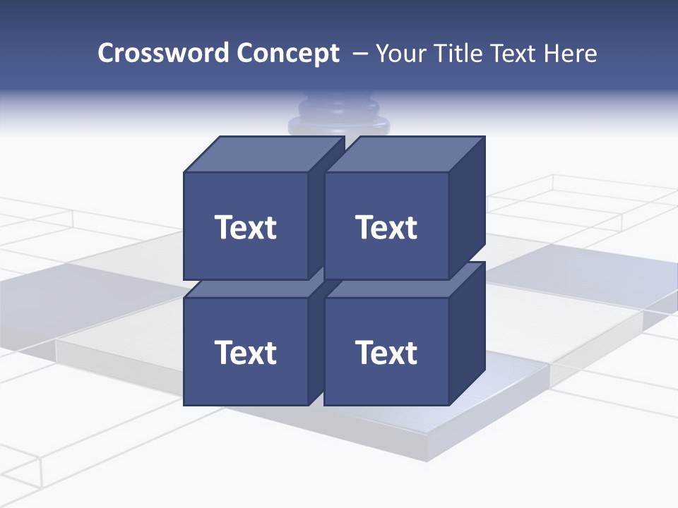 Chessboard Contest Field PowerPoint Template
