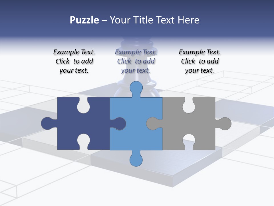 Chessboard Contest Field PowerPoint Template