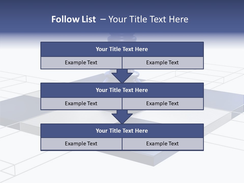 Chessboard Contest Field PowerPoint Template