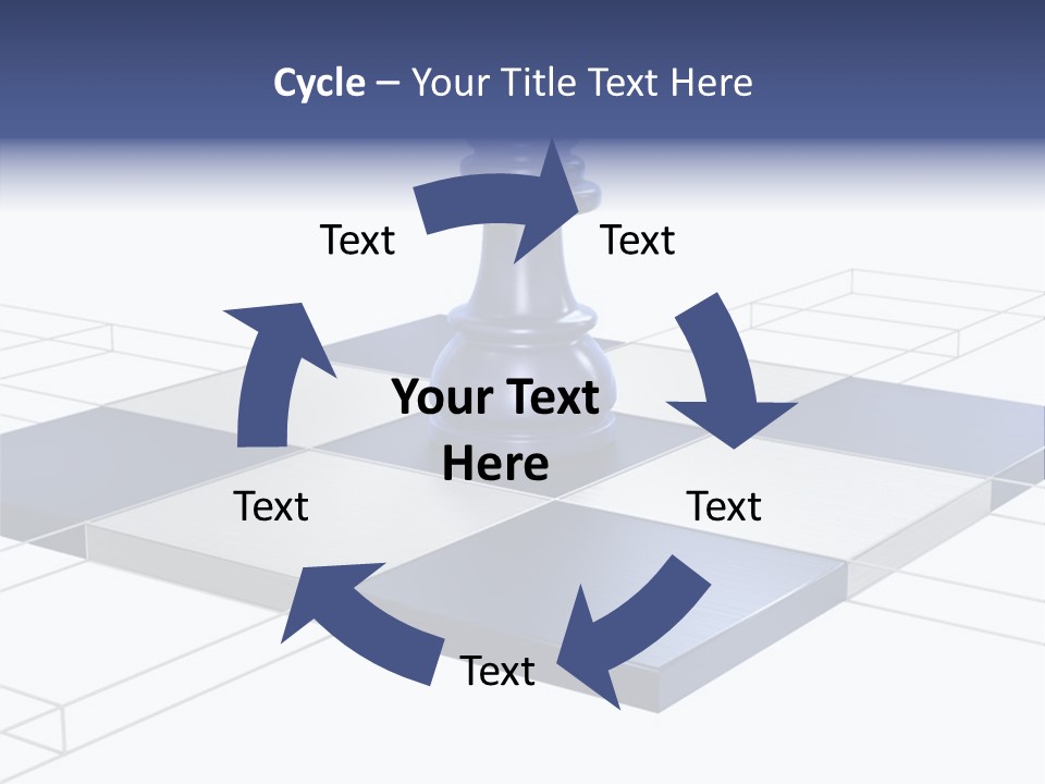 Chessboard Contest Field PowerPoint Template