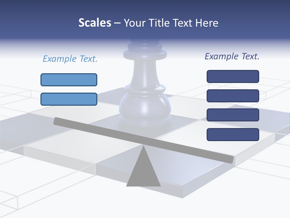 Chessboard Contest Field PowerPoint Template