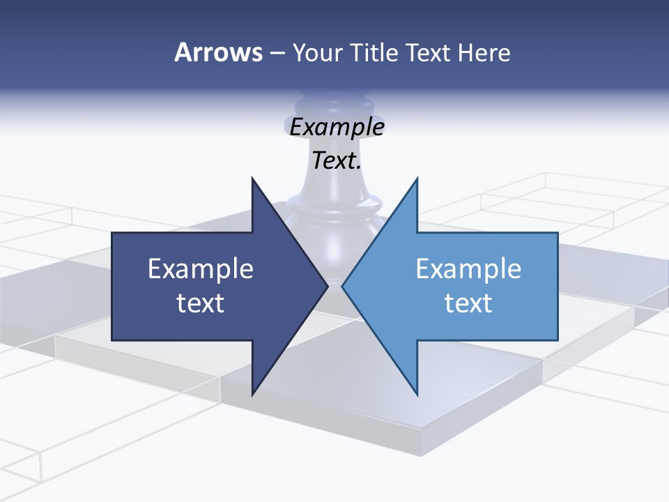 Chessboard Contest Field PowerPoint Template