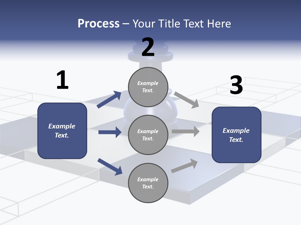 Chessboard Contest Field PowerPoint Template