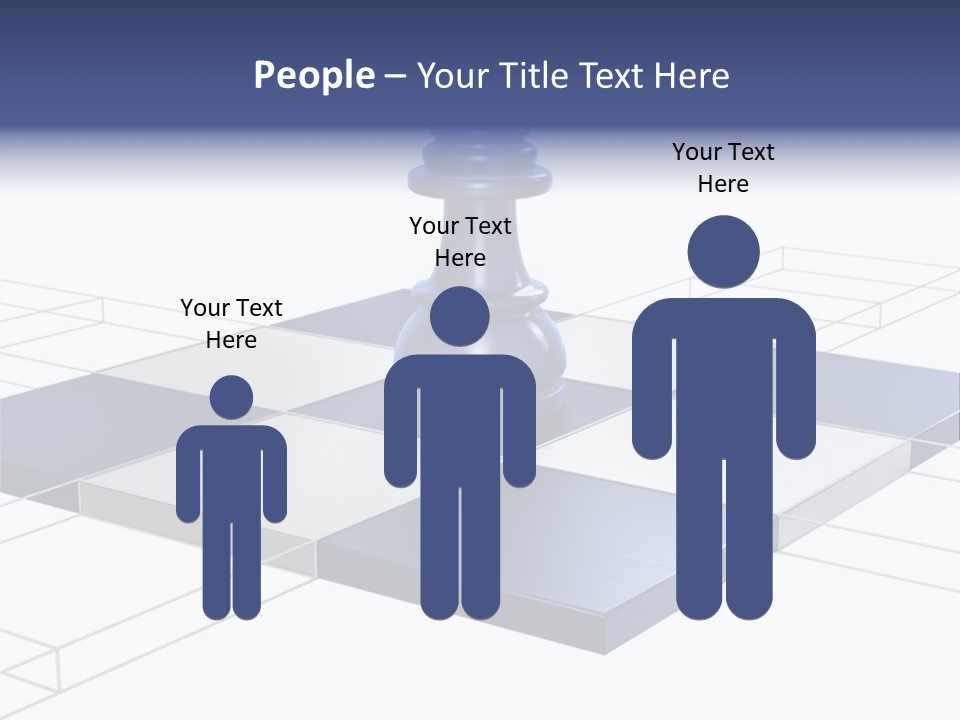 Chessboard Contest Field PowerPoint Template