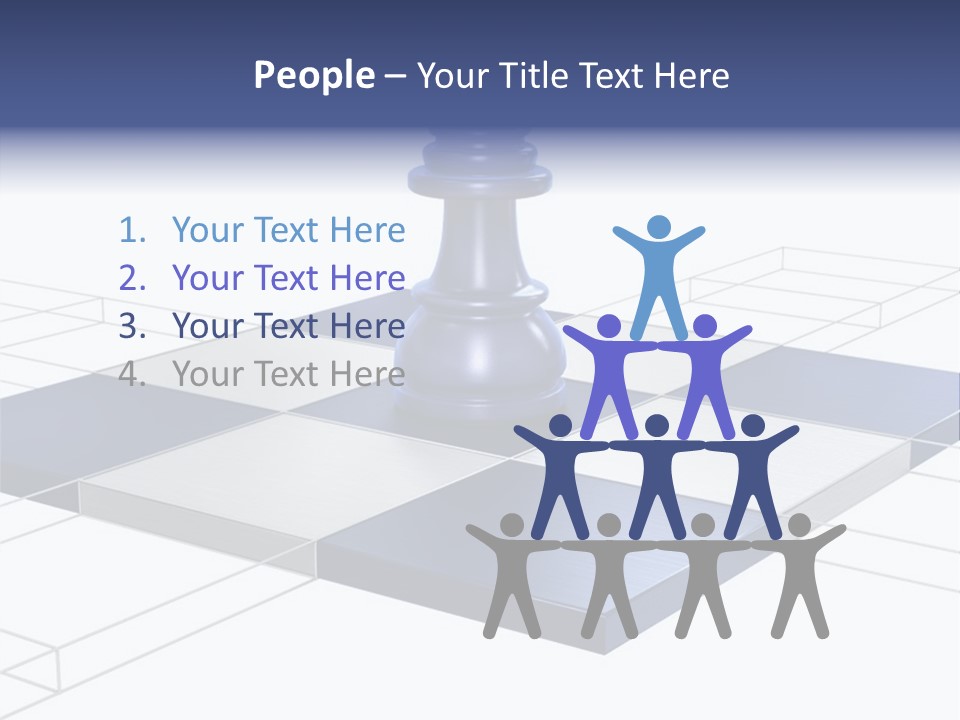 Chessboard Contest Field PowerPoint Template