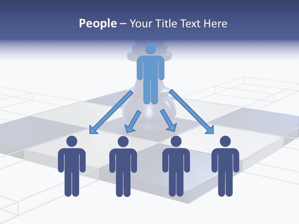 Chessboard Contest Field PowerPoint Template