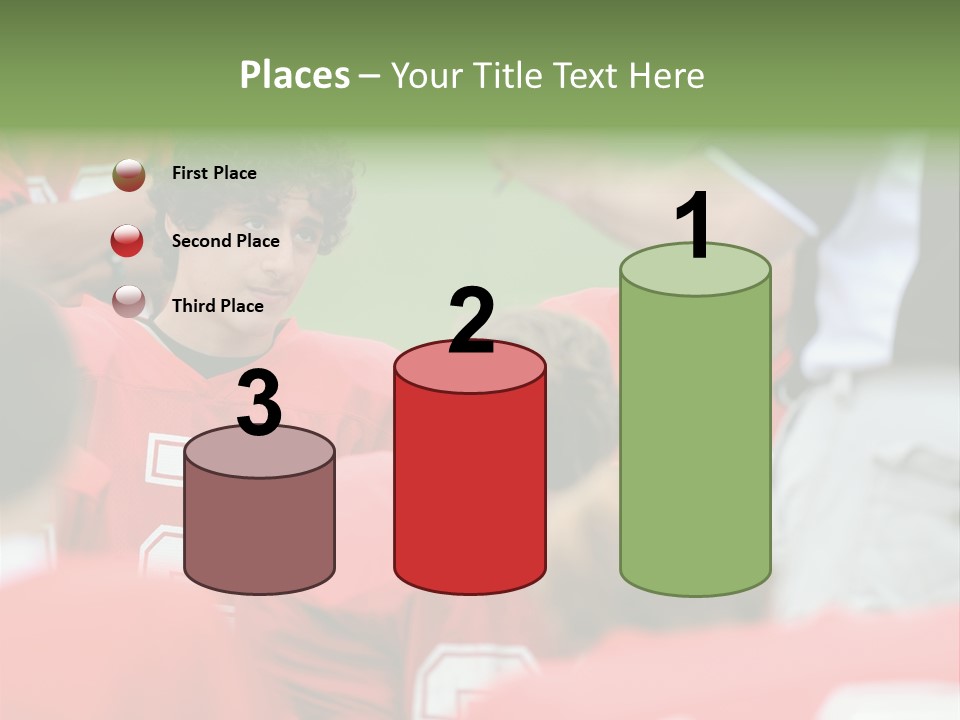 Five Football Childhood PowerPoint Template