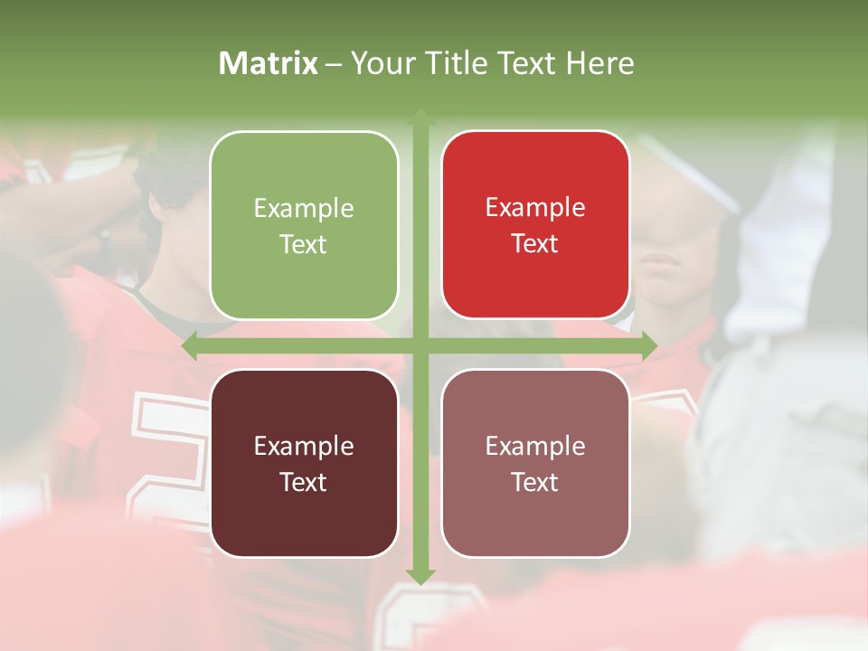 Five Football Childhood PowerPoint Template