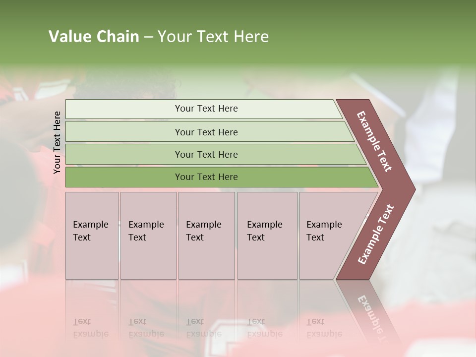 Five Football Childhood PowerPoint Template