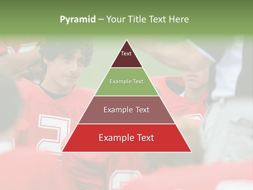 Five Football Childhood PowerPoint Template