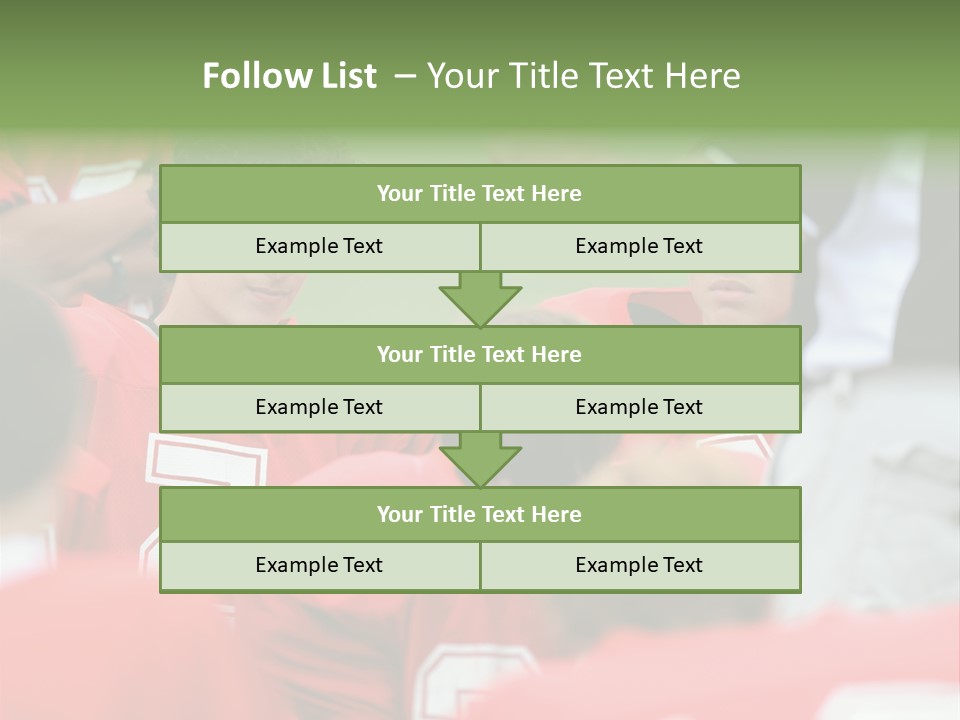 Five Football Childhood PowerPoint Template