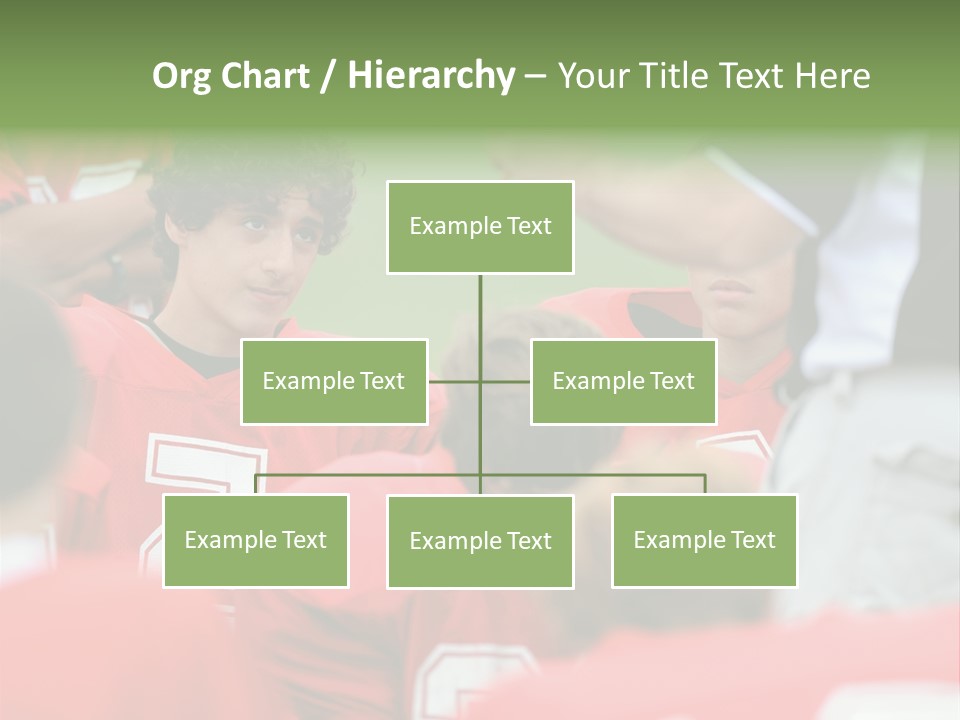 Five Football Childhood PowerPoint Template