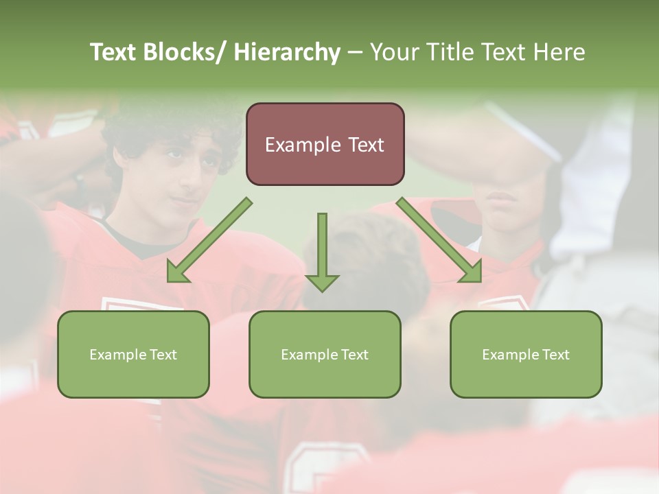 Five Football Childhood PowerPoint Template