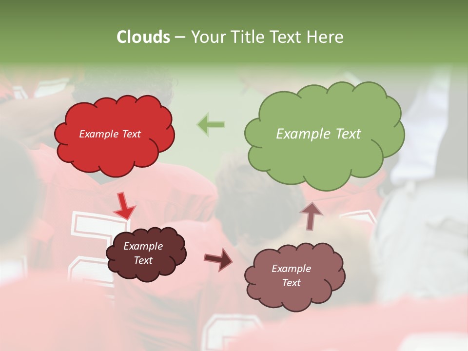 Five Football Childhood PowerPoint Template