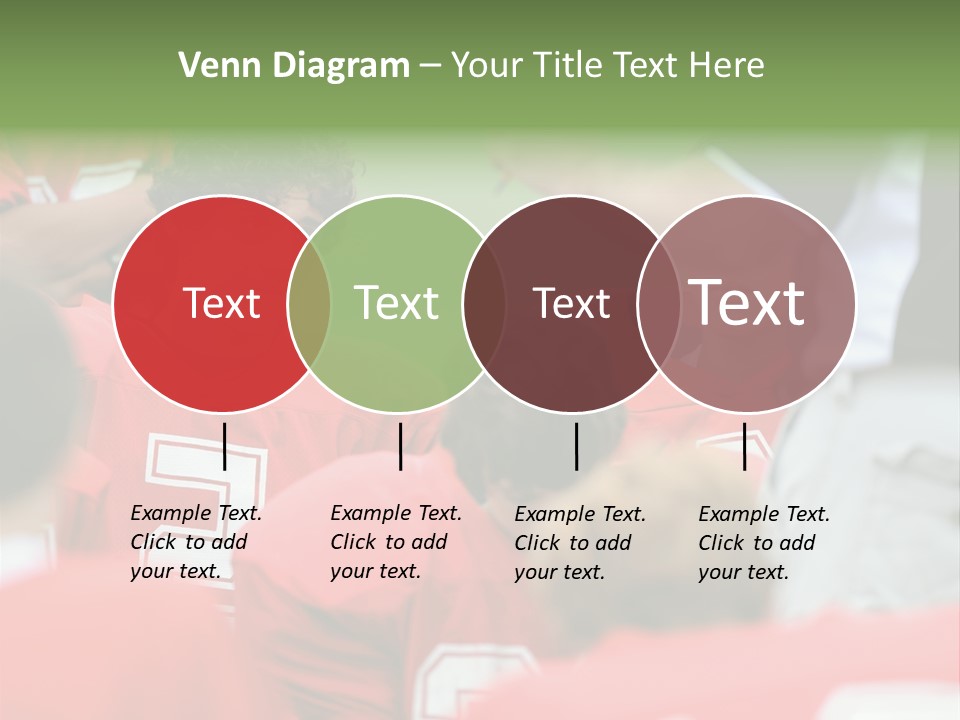 Five Football Childhood PowerPoint Template