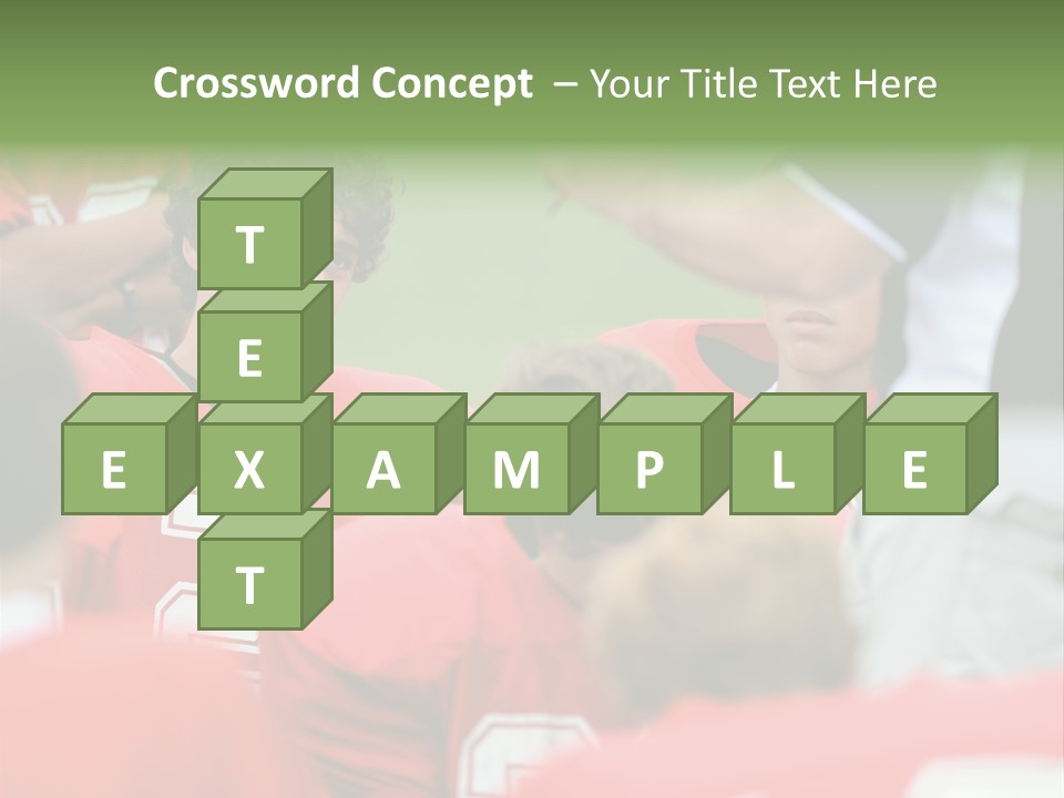 Five Football Childhood PowerPoint Template