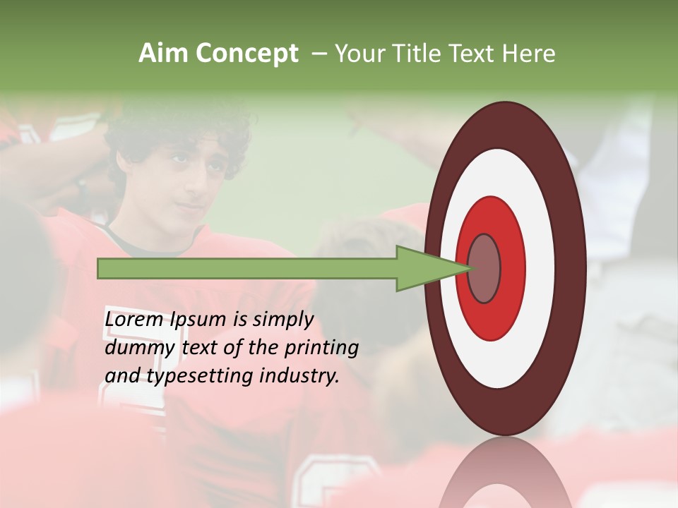 Five Football Childhood PowerPoint Template