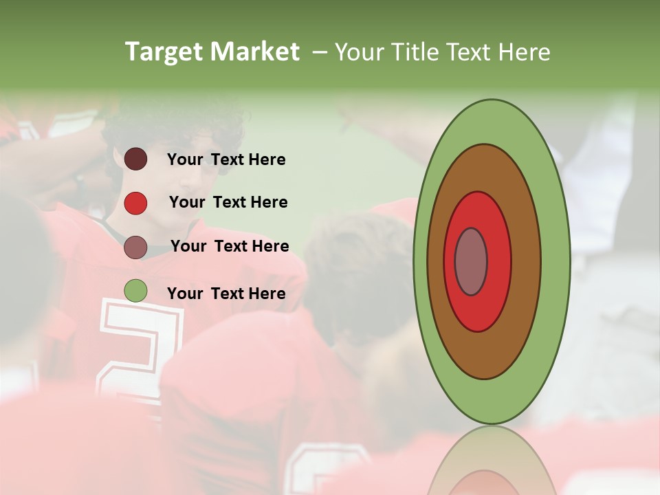 Five Football Childhood PowerPoint Template