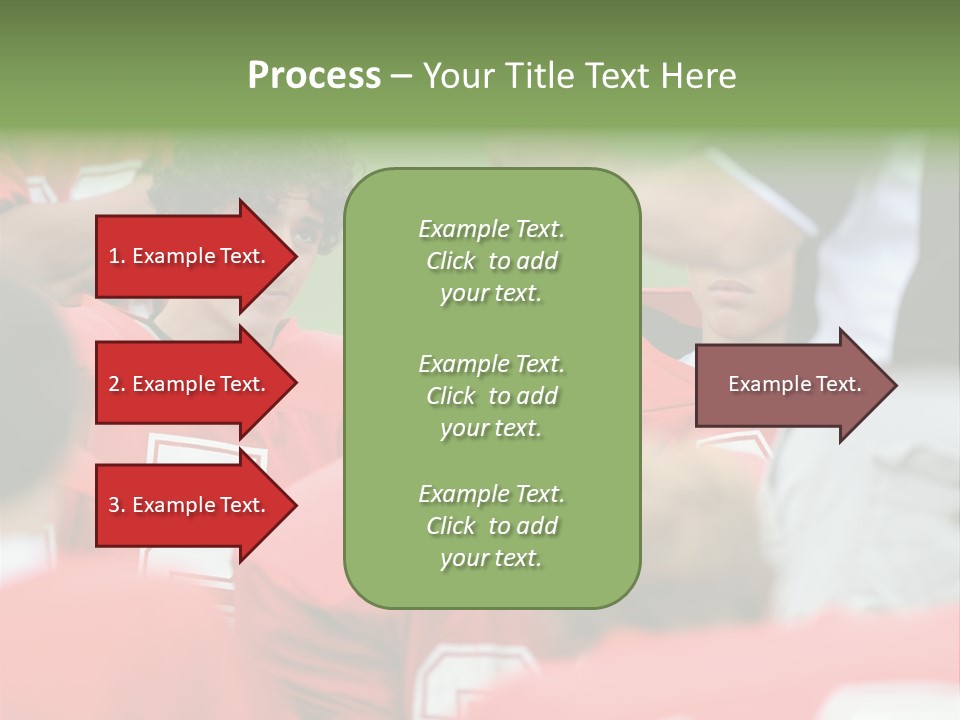 Five Football Childhood PowerPoint Template