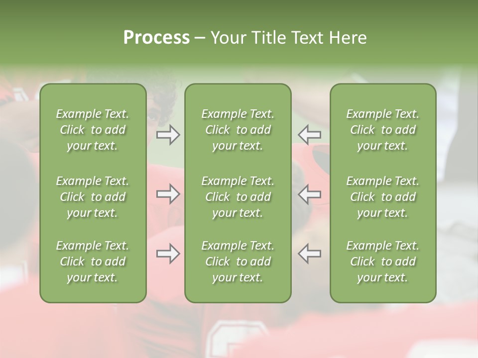 Five Football Childhood PowerPoint Template