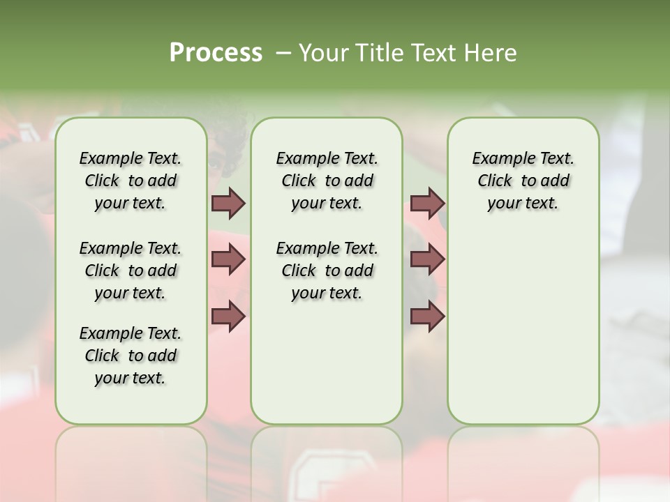 Five Football Childhood PowerPoint Template