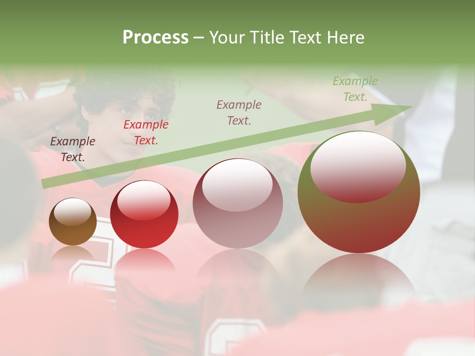 Five Football Childhood PowerPoint Template