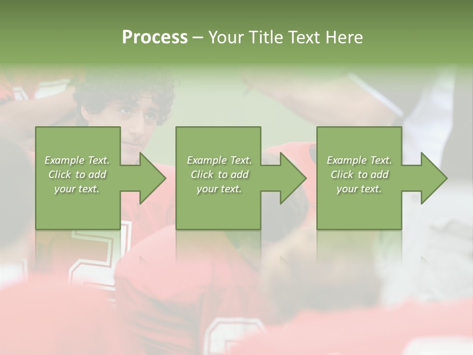 Five Football Childhood PowerPoint Template