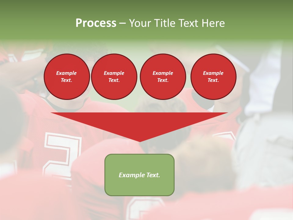 Five Football Childhood PowerPoint Template