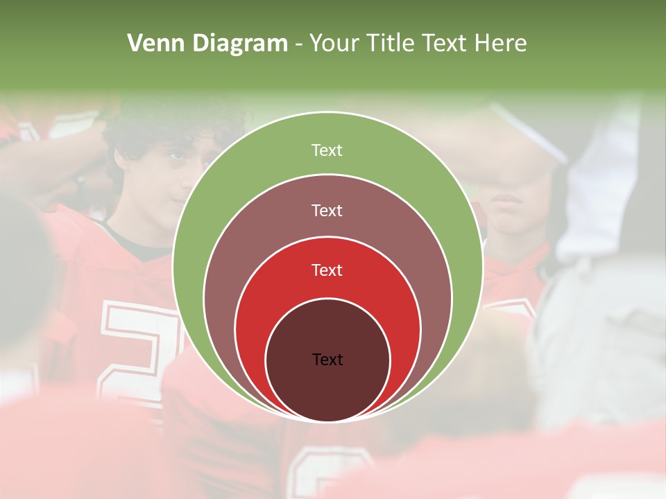 Five Football Childhood PowerPoint Template