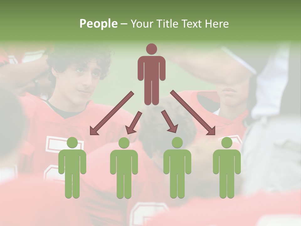 Five Football Childhood PowerPoint Template